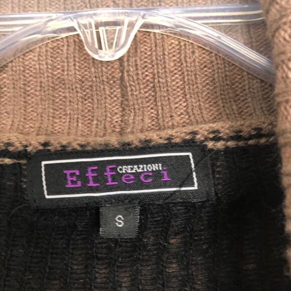 Creazioni Effeci Tribal Print Open Front Cardigan Size S - Picture 2 of 14